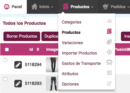 productos