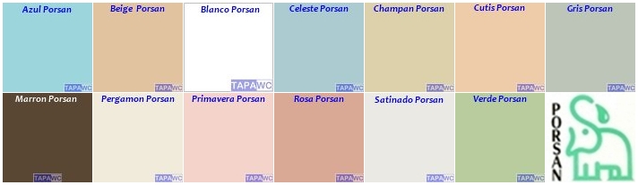 GAMA COLORES PORSAN TAPAWC