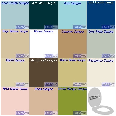GAMA COLORES SANGRA TAPAWC